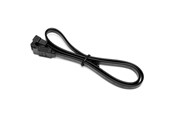 SATA & ATA kabel - DUTZO SATA kabel - Sort - 0.5 m - Lige & 90° stik - DC-SATA9005BLK