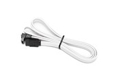 SATA & ATA kabel - DUTZO SATA kabel - Hvid - 1 m - Lige & 90° stik - DC-SATA9010WHT