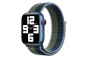 Smartwatch - Tilbehør - Lippa Apple Watch nylonrem 42/44/45/49 - Grøn/blå - LPAW047