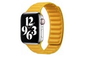 Smartwatch - Tilbehør - Lippa Apple Watch fintvævet rem 42/44/45/49 - Gul - LPAW053