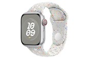 Smartwatch - Tilbehør - Lippa Apple Watch FLOUR silikonerem 42/44/45/49 - Hvid - LPAW057