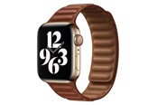 Smartwatch - Tilbehør - Lippa Apple Watch magnetisk læderrem 42/44/45/49 - Brun - LPAW032