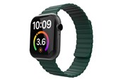 Smartwatch - Tilbehør - Lippa Apple Watch magnetisk silikonerem 38/40/41 - Mørkegrøn - LPAW083