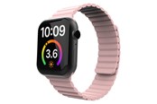 Smartwatch - Tilbehør - Lippa Apple Watch Magnetisk Silikonerem 38/40/41 - Pink - LPAW082