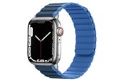 Smartwatch - Tilbehør - Lippa Apple Watch Magnetisk Silikonerem 38/40/41 38/40/41 - Mørkeblå - LPAW079