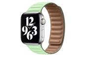 Smartwatch - Tilbehør - Lippa Apple Watch Magnetisk Læderrem 38/40/41 - Turkis / Brun - LPAW062