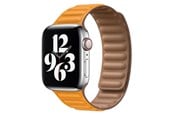 Smartwatch - Tilbehør - Lippa Apple Watch magnetisk læderrem 38/40/41 - Gulbrun - LPAW004
