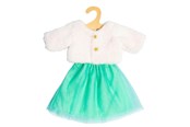 Dukker & Tilbehør - Heless Doll's Jacket Plush with Skirt 28-35 cm - 1370