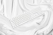 Tastatur - Ducky Zero 6108 - Wireless - Gaming Tastatur - Nordisk - Hvid - DKZE2408ST3-CBFIPDOECL2WW1