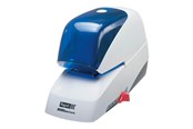 Skrivebordstilbehør - Rapid Elektrisk hæftemaskine Supreme R5050e, kontaktløs, 50 ark Hvid/blå - 20993210