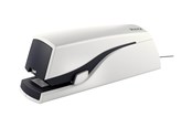 Skrivebordstilbehør - Leitz Elektrisk hæftemaskine 5533, kontaktløs, flat clinch, 20 ark Hvid - 55331001