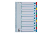 Arkivering & Opbevaring - Esselte - divider - 12 parts - for A4 - tabbed - white - 100169