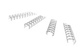 Blæk, Toner & Forbrugsstoffer - GBC Wire indbindingsryg 3:1 NO5 A4 Hvid - RE810570