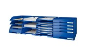 Arkivering & Opbevaring - Leitz Brevbakke Plus Slim Blå - 52370035