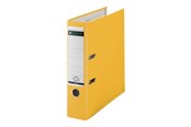 Arkivering & Opbevaring - Leitz Brevordner 180° PP A4/80mm, 90% recirkuleret karton, 30% før-forbruger recirkuleret plastik Gul - 10101015