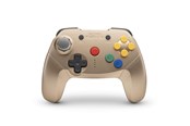 Spil tilbehør - Retro Fighters Brawler64 Bluetooth NSO Edition - Gold - Wireless Controller - Nintendo Switch - 850046080227