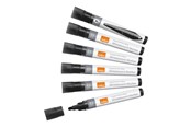 Skrive- og Tegneværktøjer - Nobo Liquid Ink - marker - black (pack of 12) - 1901073