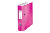 Arkivering & Opbevaring - Leitz Brevordner 180° WOW lamineret pap A4/80 mm Pink - 10050023