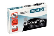 Hulapparater & Hæftemaskiner - Rapid Super Strong - staples - 21/6 - 6 mm - pack of 1000 - 24867700