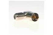 Antennekabel/stik - Triax Antenna Adapter F-Female to IEC-Female 2 Piece - 153553