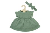 Dukker & Tilbehør - Heless Doll dress Green with Ruffles 28-35 cm - 1424