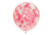 Legetøj - Globos Confetti Balloons Paper Confetti Baby Pink 30cm 6pcs - 1128001