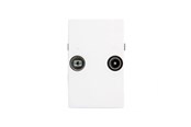 Antennekabel/stik - Triax Wall Outlet FM/TV TD 263E White - 302581