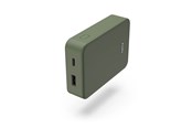 Powerbank - Hama Powerbank Colour 10 10000mAh USB-C+USB-A Green Powerbank - Grøn - 10000 mAh - 00201713