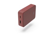 Powerbank - Hama Powerbank Colour 10 10000mAh USB-C+USB-A Red Powerbank - Rød - 10000 mAh - 00201714