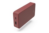 Powerbank - Hama Powerbank Colour 20 20000mAh USB-C+USB-A Red Powerbank - Rød - 20000 mAh - 00201717