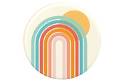 Mobil - Andet Tilbehør - PopSockets PopGrip Original Rays for Days - 807063