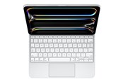 Tastatur - Apple Magic Keyboard for iPad Pro 11‑inch (M4) - US English - White - Tastatur & Folio sæt - Amerikansk engelsk - Hvid - MWR03LB/A
