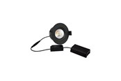 Lamper - HiluX D8 Tilt360 - Full Spectrum LED Indbygningsspot - Ra97 - 3000K - Sort - 5714255010152
