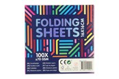 Kreativitet & Hobbyartikler - Wins Holland Colored Folding Leaves 16x16cm 100pcs. - SC924