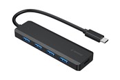 USB hub - Gembird UHB-CM-U3P4P-01 - hub - type-C - 4 ports USB hub - USB 3.2 - 4 ports - Sort - UHB-CM-U3P4P-01