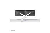 Skærmholder - Neomounts NEXT Slim DS70-250WH2 mounting kit - full-motion - for 2 monitors - white - DS70-250WH2