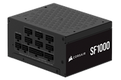Strømforsyning - Corsair SF Series SF1000 (2024) Strømforsyning - 1000 Watt - 92 mm - ATX 3.1 - 80 Plus Platinum certified - CP-9020257-EU