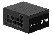 Strømforsyning - Corsair SF Series SF750 (2024) Strømforsyning - 750 Watt - 92 mm - ATX 3.1 - 80 Plus Platinum certified - CP-9020284-EU
