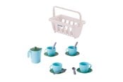 Rolleleg - Cavallino Toys Cavallino Crockery in Basket Blue 15 pieces. - 8325SF01