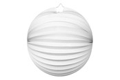 Børneværelse - Globos Paper Lantern Round White 25cm - 6272
