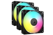 Kabinet Køler - Corsair RS120 ARGB 3-pack - Kabinet køler - 120mm - Sort med RGB LED lys - 36 dBA - CO-9050181-WW