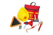 Rolleleg - Small Foot - Firefighter Backpack with Wooden Fire Brigade Attributes 8dlg. - 12361