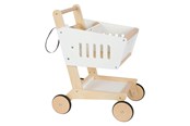 Rolleleg - Small Foot - Wooden Supermarket Cart White - 12403