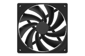 Kabinet Køler - NZXT F140Q V2 Quiet Airflow - Kabinet køler - 140mm - Sort - 25 dBA - RF-Q14SF-B2