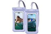Mobil - Covers & Cases - Spigen Aqua Shield WaterProof Floating Case A610 2 Pack - aqua blue - ACS06016