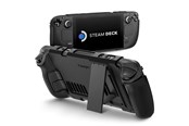 Spil tilbehør - Spigen Thin Fit with Kick Stand - black - Steam Deck - Miscellaneous Tilbehør til spillekonsol - Steam Deck - ACS06040