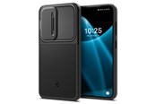 Mobil - Covers & Cases - Spigen Optik Armor - black - Samsung Galaxy S24 - ACS07363