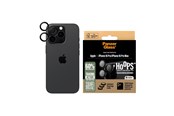 Mobil - Andet Tilbehør - PanzerGlass Hoops™ Black Lens Protector iPhone 16 Pro | 16 Pro Max - PANZER1284