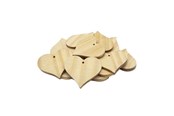 Kreativitet & Hobbyartikler - Colorations - Wooden Heart Ornaments Large 20pcs. - 31WD12