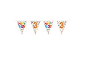 Legetøj - Folat BV Flag line Confetti 3 years 10 meters. - 27103